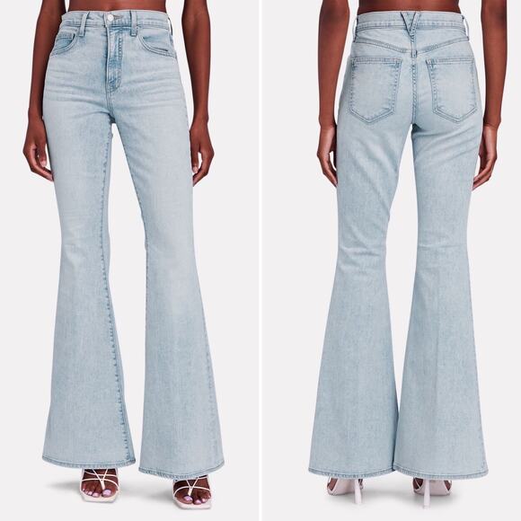 VERONICA BEARD Sheridan Exaggerated Flare Jeans Size 25 High Rise Stretch Chic - Picture 2 of 16
